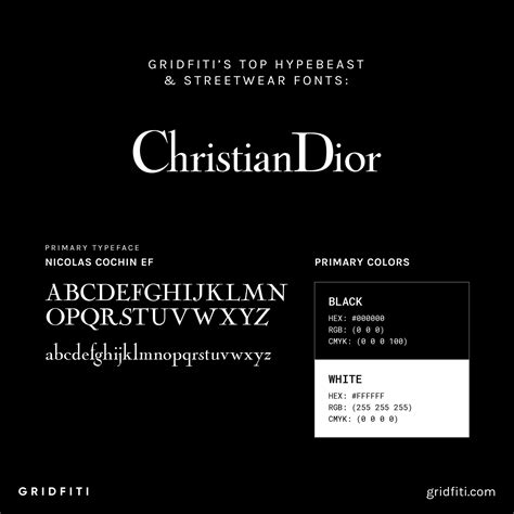 dior font generator free